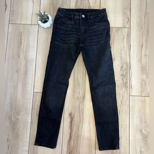 🖤 H&M Girls Black Skinny Stretch Jeans Size 9-10Y